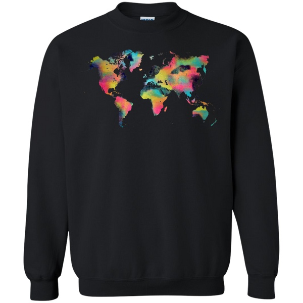 World Map Tropical Sweatshirt T-Shirt