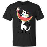 watermelon cat t- T-Shirt