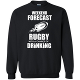 weekend forecast rugby with a chance of drinking T-Shirt