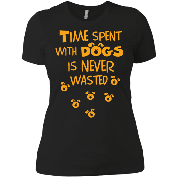 time spent with dogs is never wasted T-Shirt