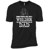 welder dad matching family T-Shirt