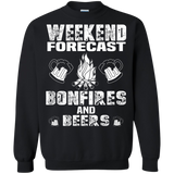 weekend forecast bonfires and beers T-Shirt