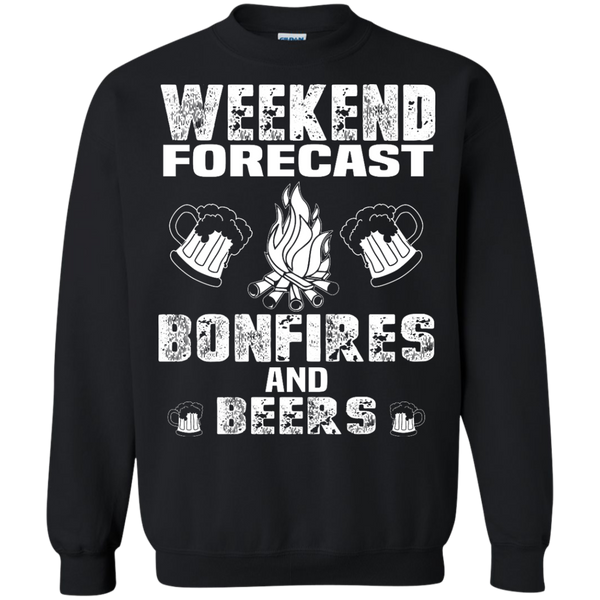 weekend forecast bonfires and beers T-Shirt