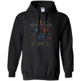 ugly red vs blue christmas sweater holiday sweater T-Shirt
