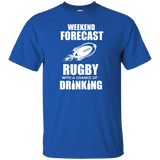 weekend forecast rugby with a chance of drinking T-Shirt