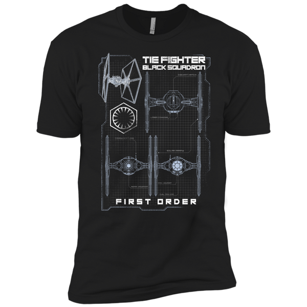 tie fighter black squadron T-Shirt