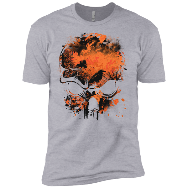 Wicked Skull Crows And Trees - Distressed Grunge Sweatshirt T-Shirt
