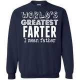 World's Greatest Farter, I Mean Father- Gift For Dad Men's T-Shirt