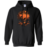 Wicked Skull Crows And Trees - Distressed Grunge Halloween T-Shirt