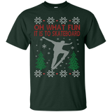 skateboarding christmas holiday sweater T-Shirt