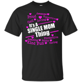 single  mom matching family T-Shirt