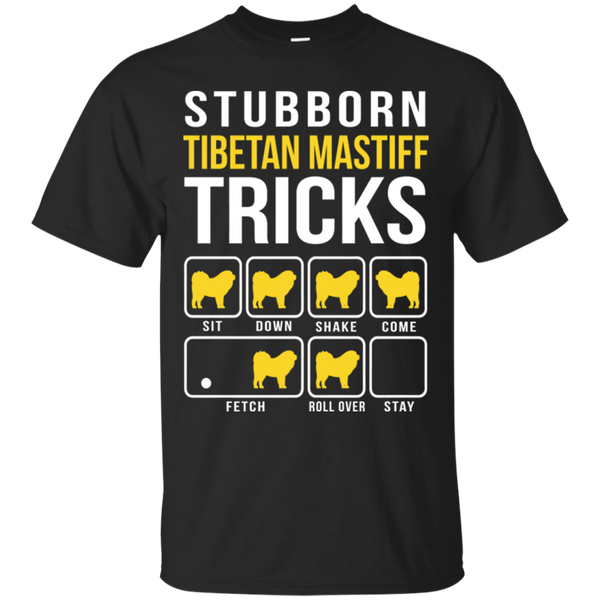 tibetan mastiff english sheepdog stubborn tricks T-Shirt