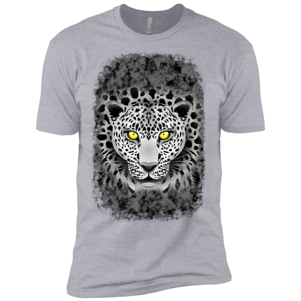 White Leopard With Yellow Eyes Sweatshirt T-Shirt