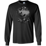skull, trees and crow - wicked grunge design halloween T-Shirt