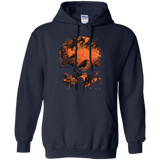 Wicked Skull Crows And Trees - Distressed Grunge Halloween T-Shirt