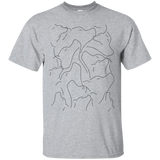 simple abstract dog puppy lover art black and white sweatshirt T-Shirt