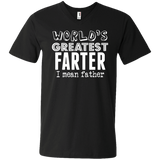 World's Greatest Farter, I Mean Father- Gift For Dad Men's T-Shirt