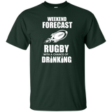 weekend forecast rugby with a chance of drinking T-Shirt