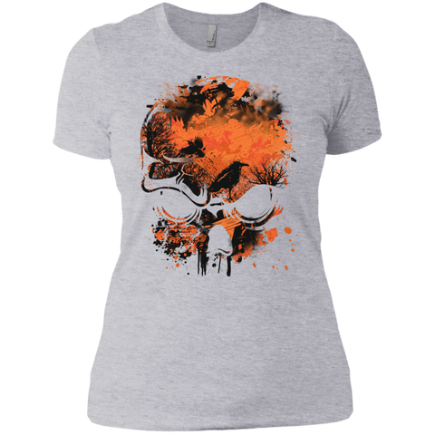 Wicked Skull Crows And Trees - Distressed Grunge Sweatshirt T-Shirt