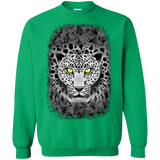 White Leopard With Yellow Eyes Sweatshirt T-Shirt