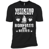 weekend forecast bonfires and beers T-Shirt