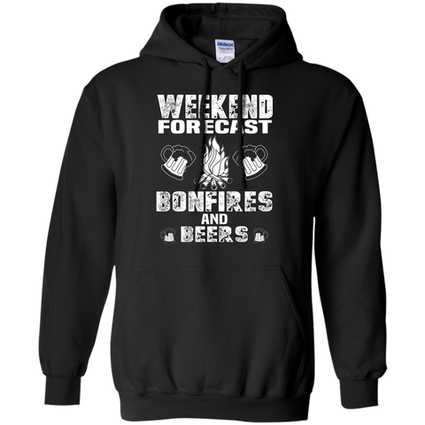 weekend forecast bonfires and beers T-Shirt