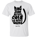 time spent with cats is never wasted sigmund freud quote T-Shirt