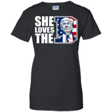 she loves the d - donald trump president 2016 T-Shirt