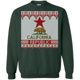 ugly christmas sweaters california republic state flag T-Shirt