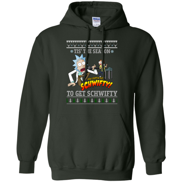rick & morty sweater: tis the season to get schwifty sweater, T-Shirt