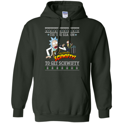rick & morty sweater: tis the season to get schwifty sweater, T-Shirt