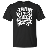 train eat sleep repeat gym motivation T-Shirt