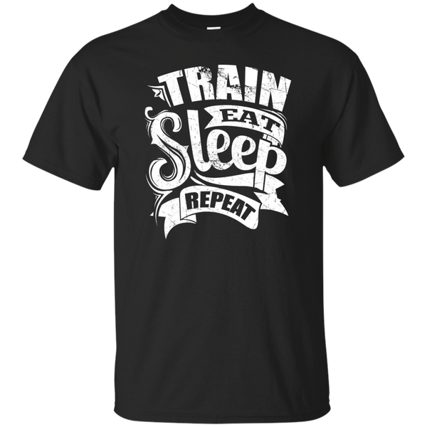 train eat sleep repeat gym motivation T-Shirt