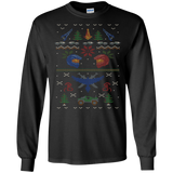 ugly red vs blue christmas sweater holiday sweater T-Shirt