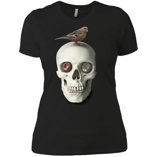 skull  & bird T-Shirt