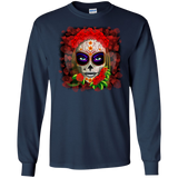 skull girl dia de los muertos halloween T-Shirt