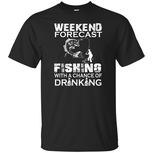 weekend forecast fishing T-Shirt