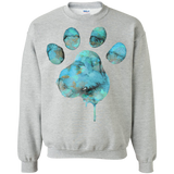 watercolor paw - blue T-Shirt