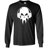 skull with headphones - white T-Shirt