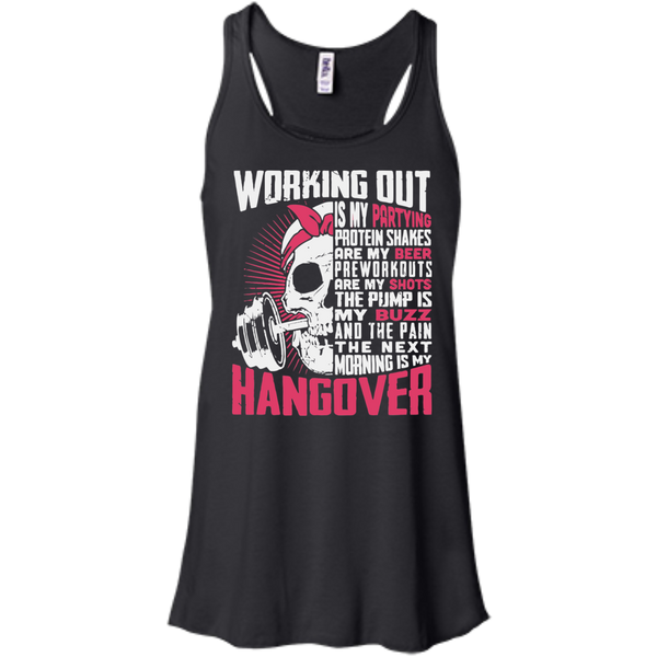 Working Out Is My Partying Protein Shakes Are My Beer Gym Fitness Workout T-Shirt