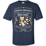 world's greatest mom loves her cat and her kids too