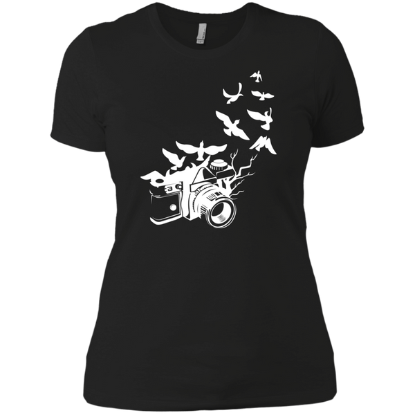 White Fly Camera T-Shirt
