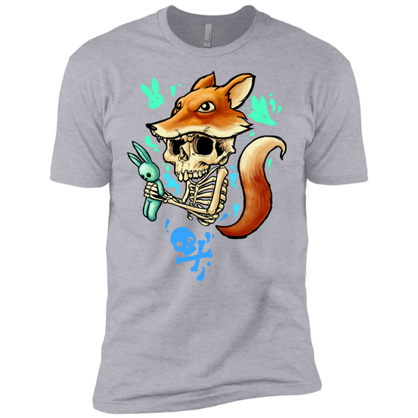 skull in fox sweatshirt T-Shirt