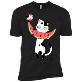 watermelon cat t- T-Shirt