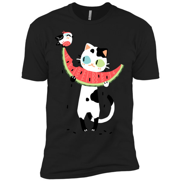 watermelon cat t- T-Shirt