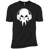 skull with headphones - white T-Shirt