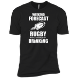 weekend forecast rugby with a chance of drinking T-Shirt