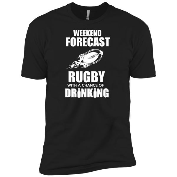 weekend forecast rugby with a chance of drinking T-Shirt
