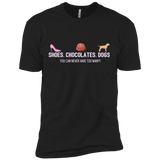 shoes. chocolates.dogs. T-Shirt