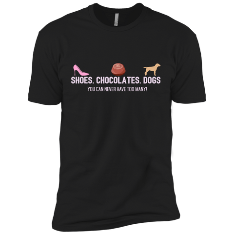 shoes. chocolates.dogs. T-Shirt
